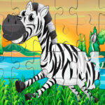 Joc Jigsaw Animale Fericite